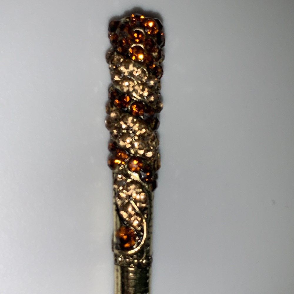 🆕Antique Gold Caramel Latte Swirl 6” Hair Stick